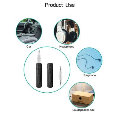 Bluetooth-Empfänger - Mini-Bluetooth-3,5-mm-AUX-Adapter Freisprecheinrichtungen