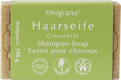 FINigrana Aleppo Haarseife Citronella 100 g