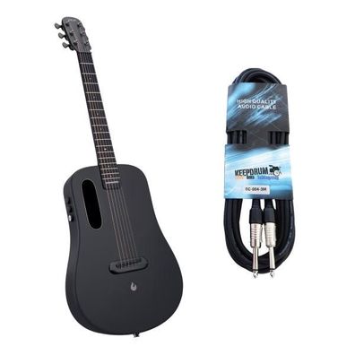 Lava Music Gitarre Me Air 36 Zoll Space Black mit Kabel