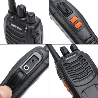 2x Baofeng BF-888S - 400-470MHz Walkie Talkie Long Range Two-Way Radio