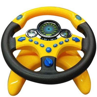 Toy Steering Wheel Lights Musik - Kinder Simulation Autositz Early Education