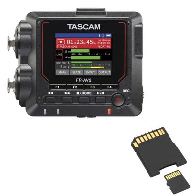 Tascam Audio-Recorder FR-AV2 mit Speicherkarte