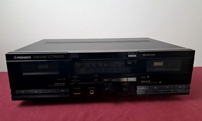 Pioneer CT-W500 Doppel-Tapedeck mit Bedienungsanleitung