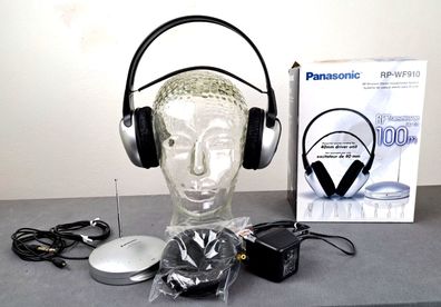 Panasonic RP-WF 910 Funkkopfhörer Kopfhörer Wireless Headphones + neuen Ohrpads