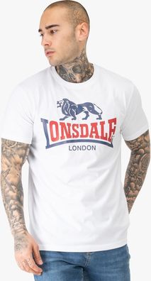 Lonsdale Lion Two Tone Herren T-Shirt normale Passform