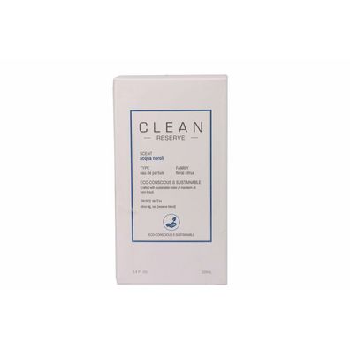 Clean Reserve Acqua Neroli Edp Spray 100ml