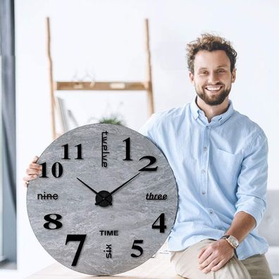 DIY Wanduhr, Modernes Zahlen Design, Dekorativ