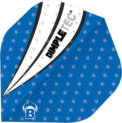 BULL'S Dimpletec Blue Flights B-Standard, B-Std. / Inhalt 12 Stück