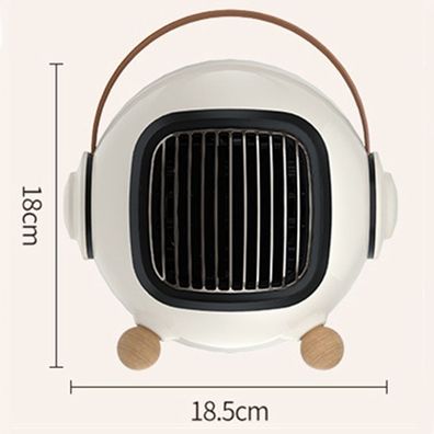 Energiesparender Heizlüfter, 800W, keramisch