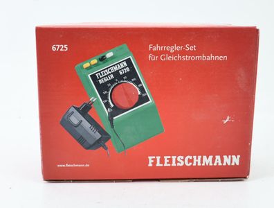 Fleischmann H0 6725 Trafo Fahrregler-Set für Gleichstrombahnen