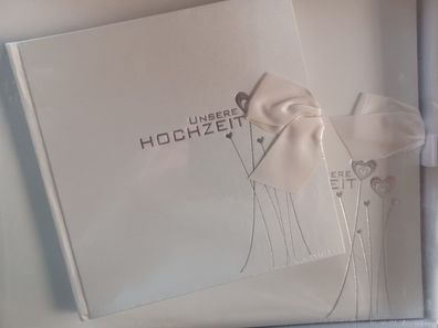 Geschenkset Album "Unsere Hochzeit"