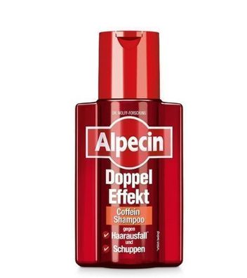 Alpecin Doppel Effekt Anti-Schuppen Shampoo 200ml - Effektiv gegen Schuppen und Haara