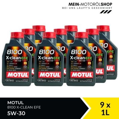 Motul 8100 X-clean EFE 5W-30 9x1 Liter