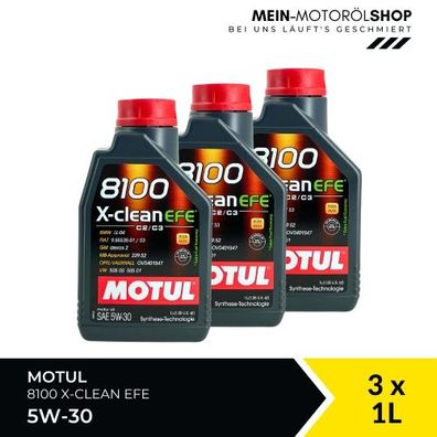 Motul 8100 X-clean EFE 5W-30 3x1 Liter