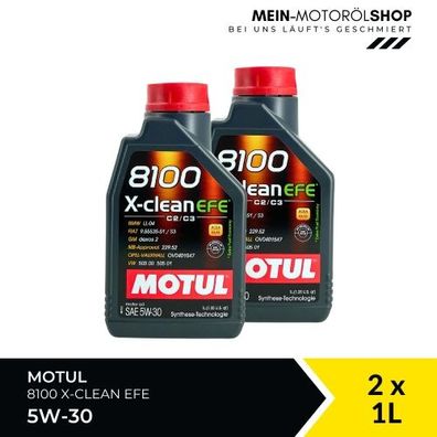 Motul 8100 X-clean EFE 5W-30 2x1 Liter