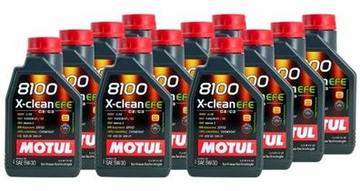 Motul 8100 X-clean EFE 5W-30 12x1 Liter