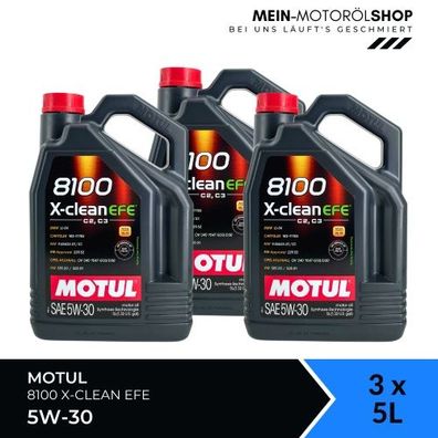 Motul 8100 X-clean EFE 5W-30 3x5 Liter