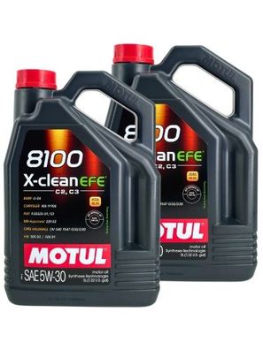 Motul 8100 X-clean EFE 5W-30 2x5 Liter