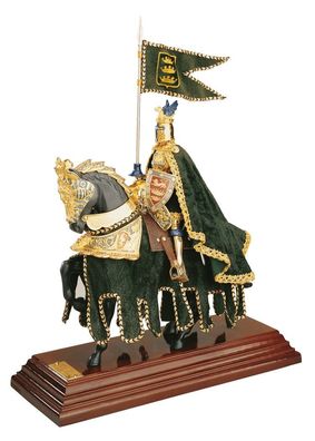 Miniatur Ritter König Arthur auf Pferd, Marto