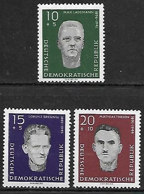 DDR postfrisch Michel-Nummer 765-767