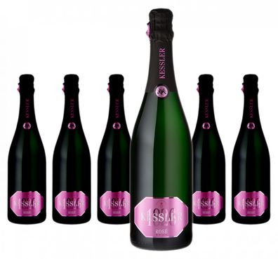 6 x Kessler Sekt Rosé Brut