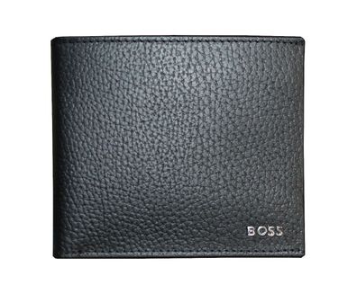 Hugo Boss Geldbörse Brieftasche m. Metalllogo und Münzfach | Crosstown 4cc coin