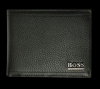 Hugo Boss Brieftasche mit Metalllogo und Münzfach | Manprio