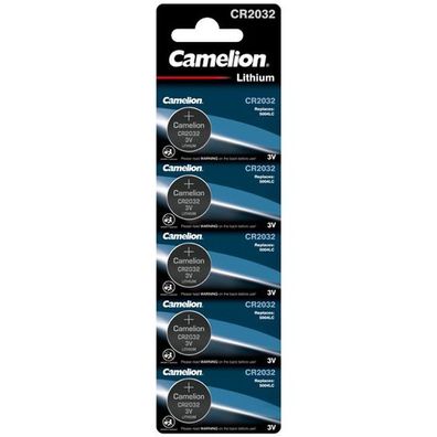 Camelion - CR2032 - 3 Volt 210mAh Lithium - 5er Pack