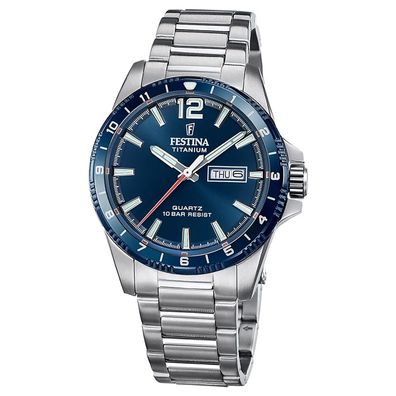 Festina Titan Herrenuhr Quarz Dunkelblau F20698/2