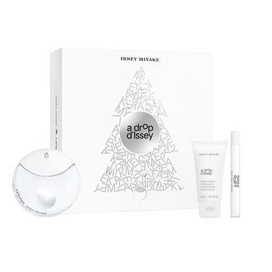 Issey Miyake A Drop D'issey, Woda perfumowana, 90ml + Woda perfumowana, 10ml + krem d