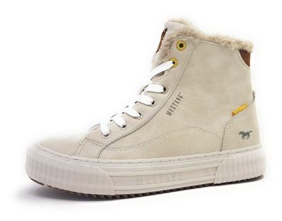 Mustang Damen High Top Sneak / /2/ 1442-601-243 Beige 243 Ivory