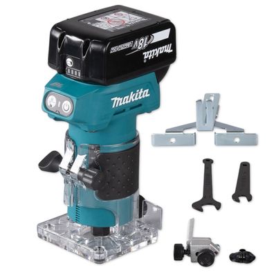 Makita Akku-Kantenfräse Fräsmaschine Oberfräse 18V DRT52Z 6mm