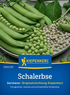 Schalerbse Germana, ertragreiche robuste schmackhafte Schalerbse,