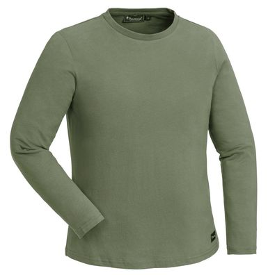 Pinewood 3404 Peached L/S Damen Langarmshirt Mittelgrün (137)