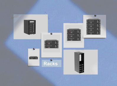 4,8kWh 9,6kWh 14,4kWh 19,2kWh Solarspeicher Racks 19" Rack Batterie