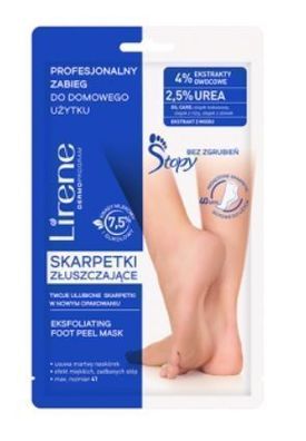 Lirene Fußpeeling-Socken 225g - Sanfte Pflege