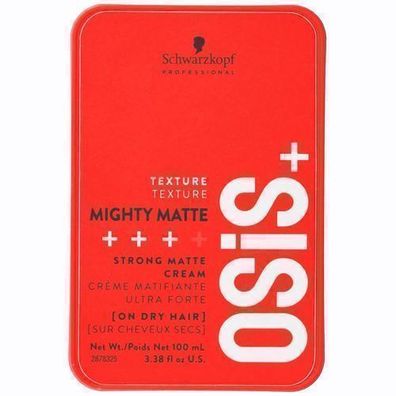 Schwarzkopf Osis+ Mighty Matte Haarstyling Creme 100ml