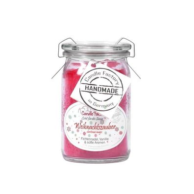 Candle Factory Baby-Jumbo Duftkerze im Weckglas, Weihnachtszauber, 308-146 1 St