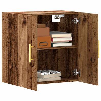 vidaXL Wandschrank Altholz-Optik 60x31x60 cm Holzwerkstoff