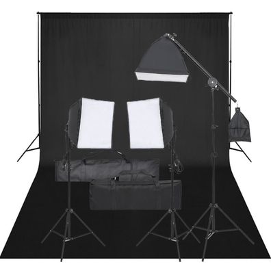 vidaXL Fotostudio-Set mit Beleuchtung und Hintergrund