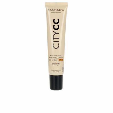 Mádara CityCC Hyaluronic Anti-Pollution CC Cream Spf15 Light 40ml