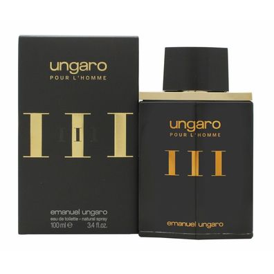 Emanuel Ungaro Pour L Homme III Eau de Toilette Spray (100ml)