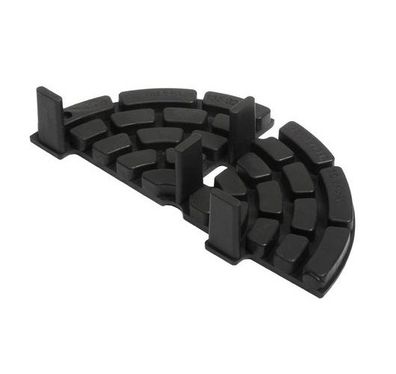 Plattenlager Maxi-Randstück, teil-/stapelbar, 1 Stück, 10 mm dick, 4 x 20 mm