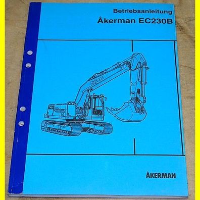 Betriebsanleitung - Åkerman EC230B
