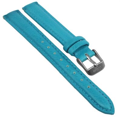 s. Oliver | Uhrenarmband 14mm Kunststoff PU türkis | SO-2517-LQ