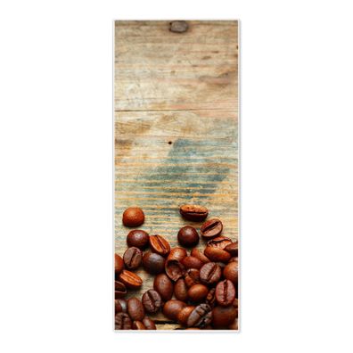 banjado Design Magnettafel 30x75x2cm mit Motiv Kaffeebohnen