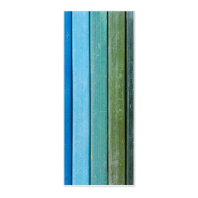 banjado Design Magnettafel 30x75x2cm mit Motiv Regenbogenfarben