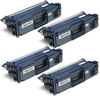 Gigao TN-821XL CMYK Toner-Set für Brother HL-L 9400 Series - 4er Pack