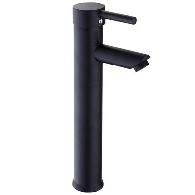 Fackelmann Einhebelmischer Waschbecken Bad Armatur Wasserhahn schwarz 30 cm