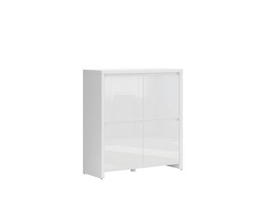 Mehrzweckschrank Larios Sideboard Schubladenschrank 40 x 105 x 112 , Weiss